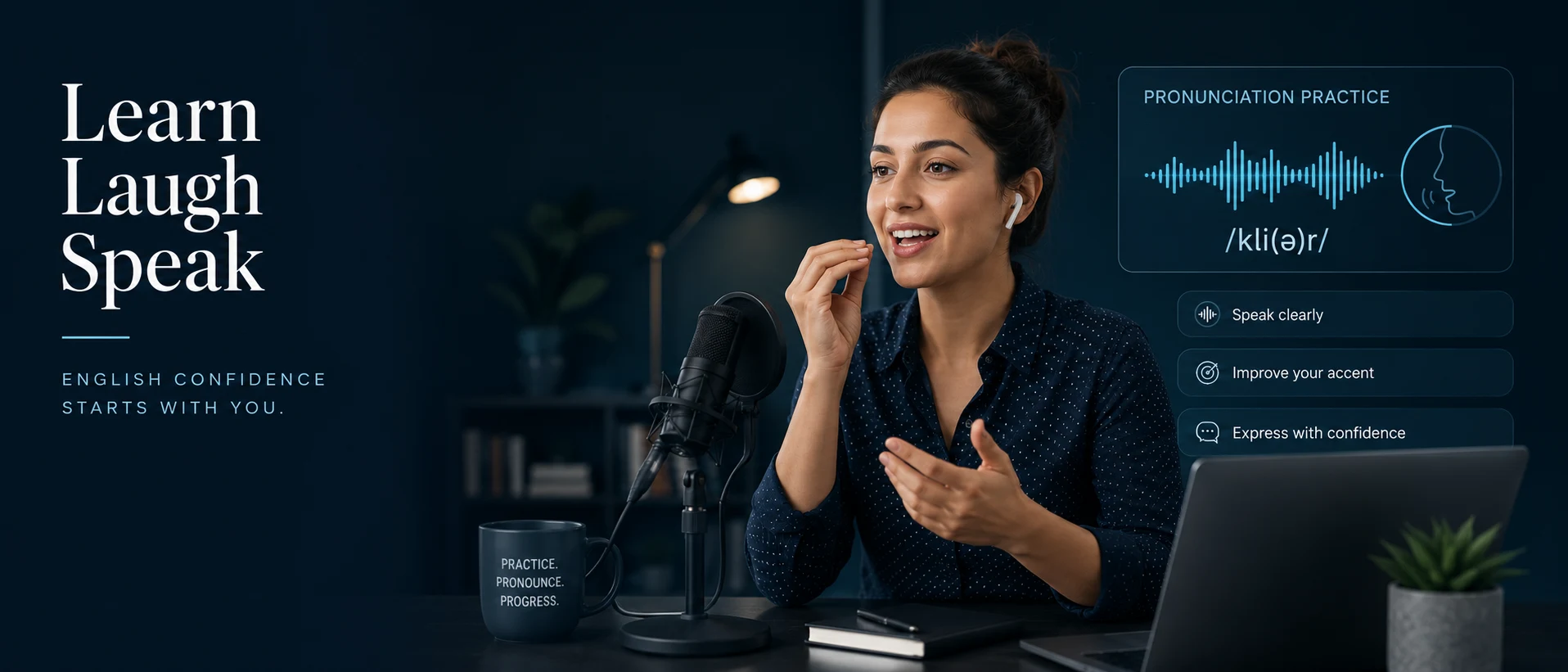 How to Adjust Your accent - Learn Laugh Speak