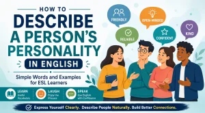 how to describe a persons personality in English - Learn Laugh Speak