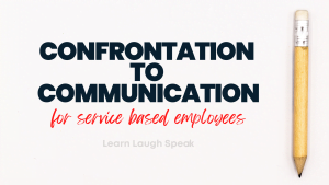 Confrontation to communication.