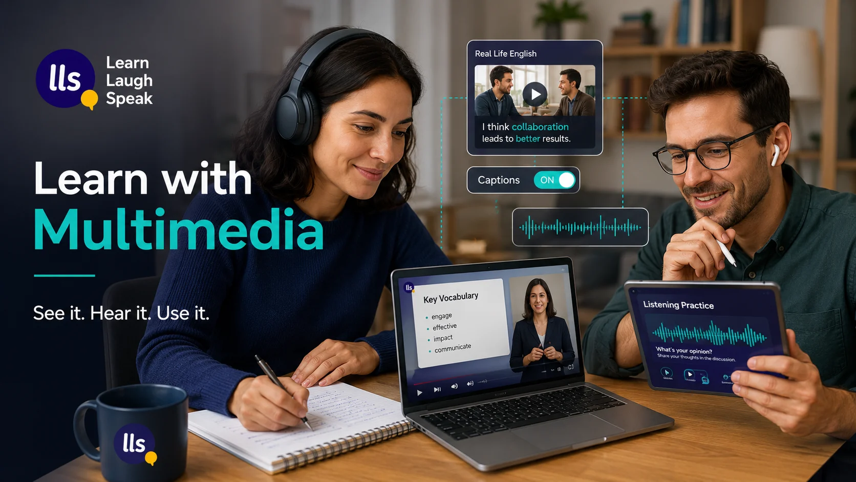 Infographic explaining how to use multimedia in your classroom with short videos, clear audio, images, quizzes, accessibility, and student practice.