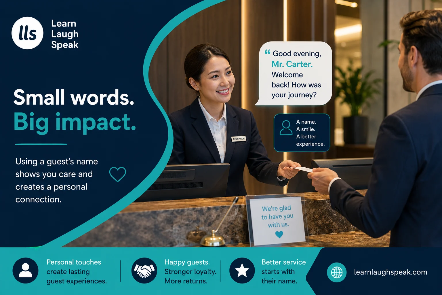 Using guest names in hospitality builds trust, comfort, loyalty, and better guest service experiences.