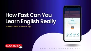 How Fast Can You Learn English Really