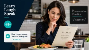 how to pronounce salmon in English