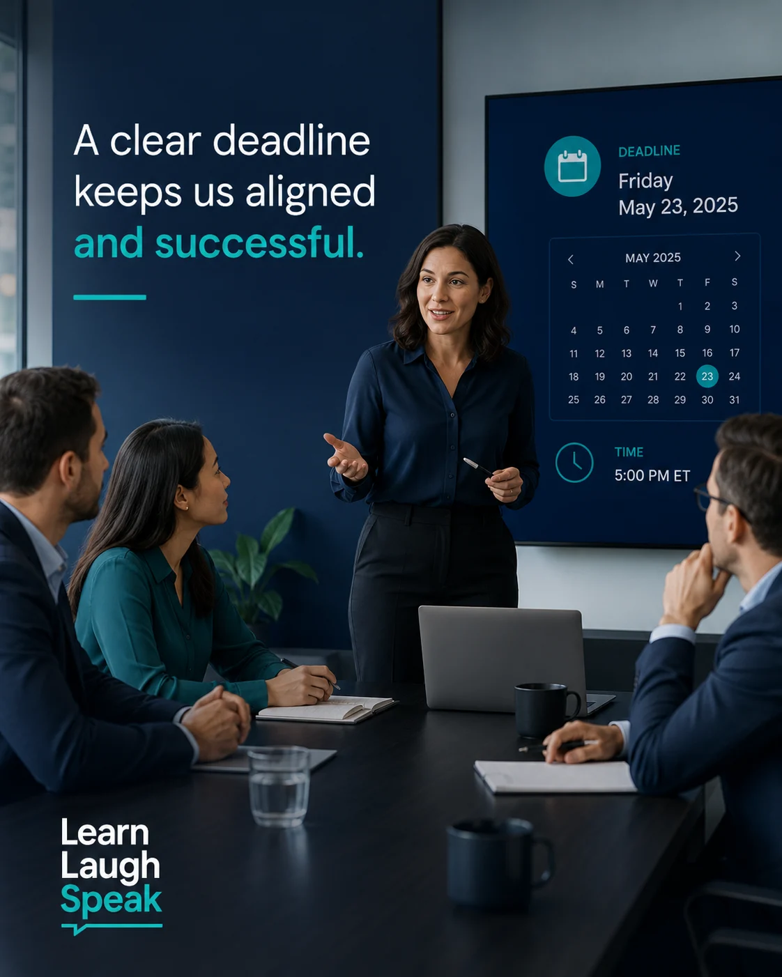 professionally show urgency in English 