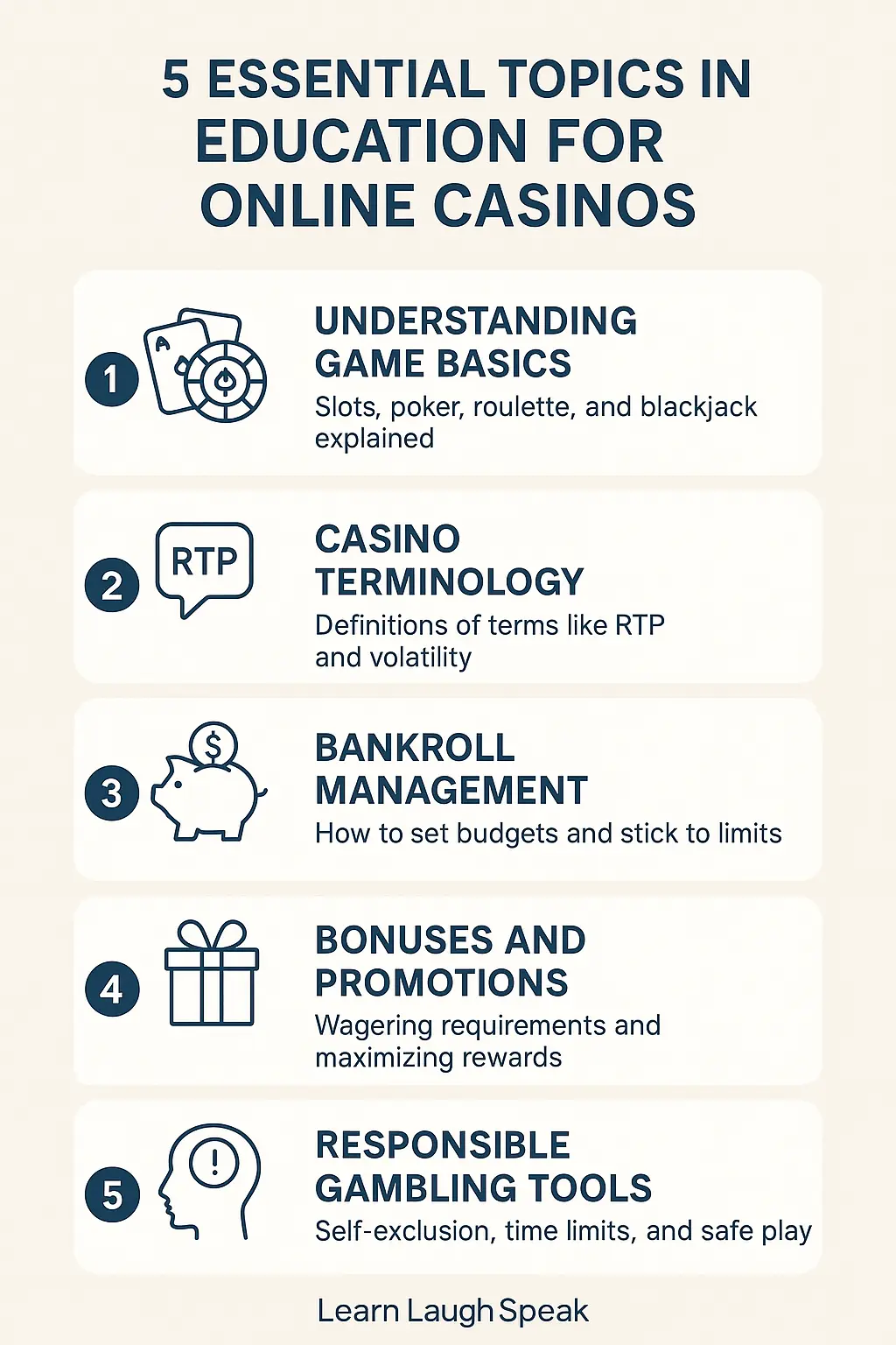 Education for Online Casinos