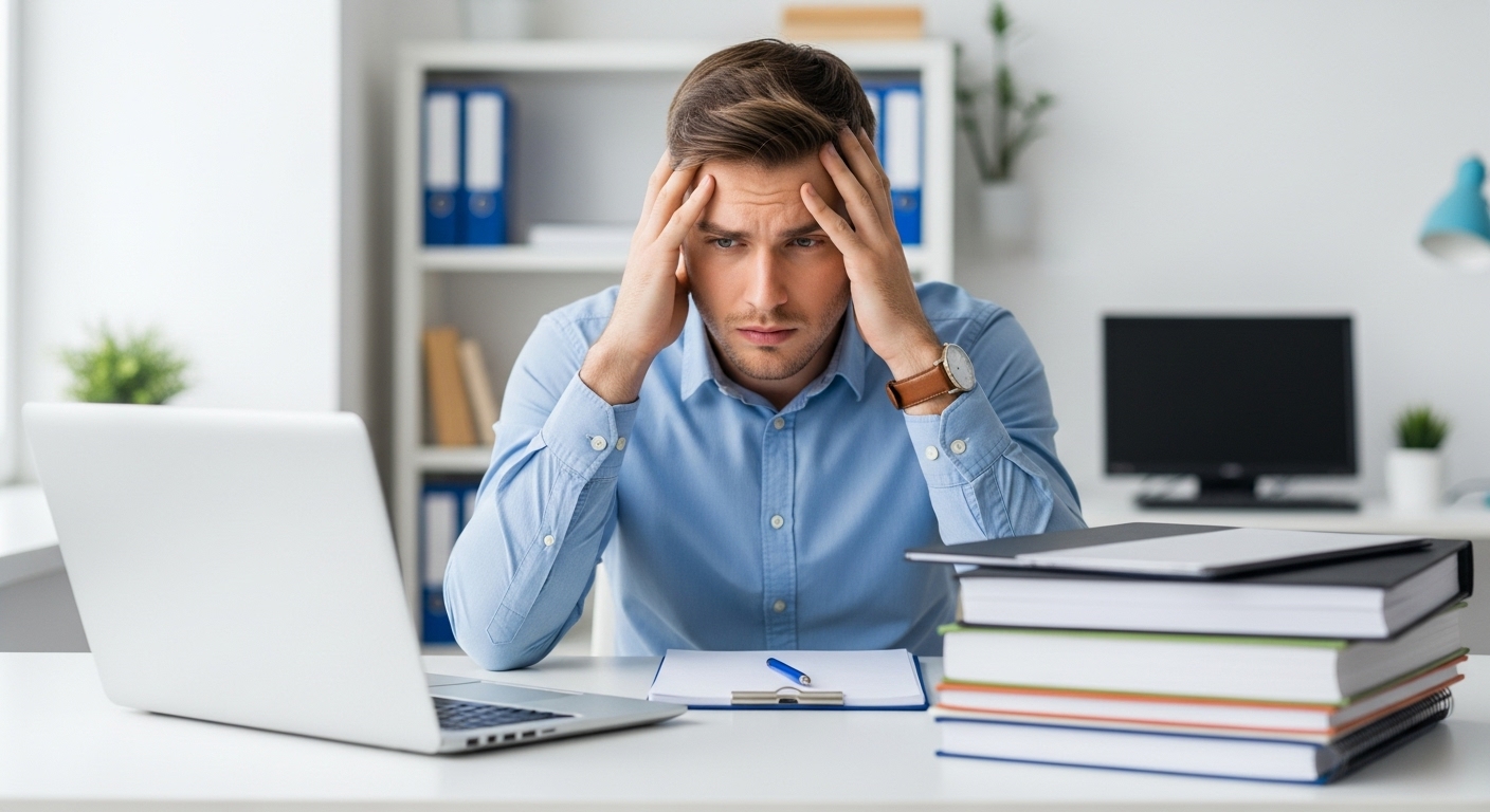 show frustration professionally