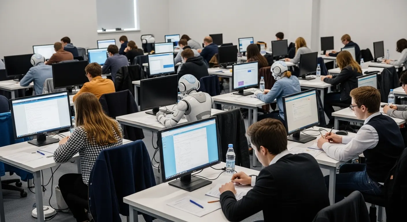 Students Using AI for Essays