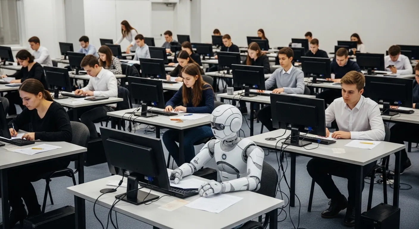 Students Using AI for Essays