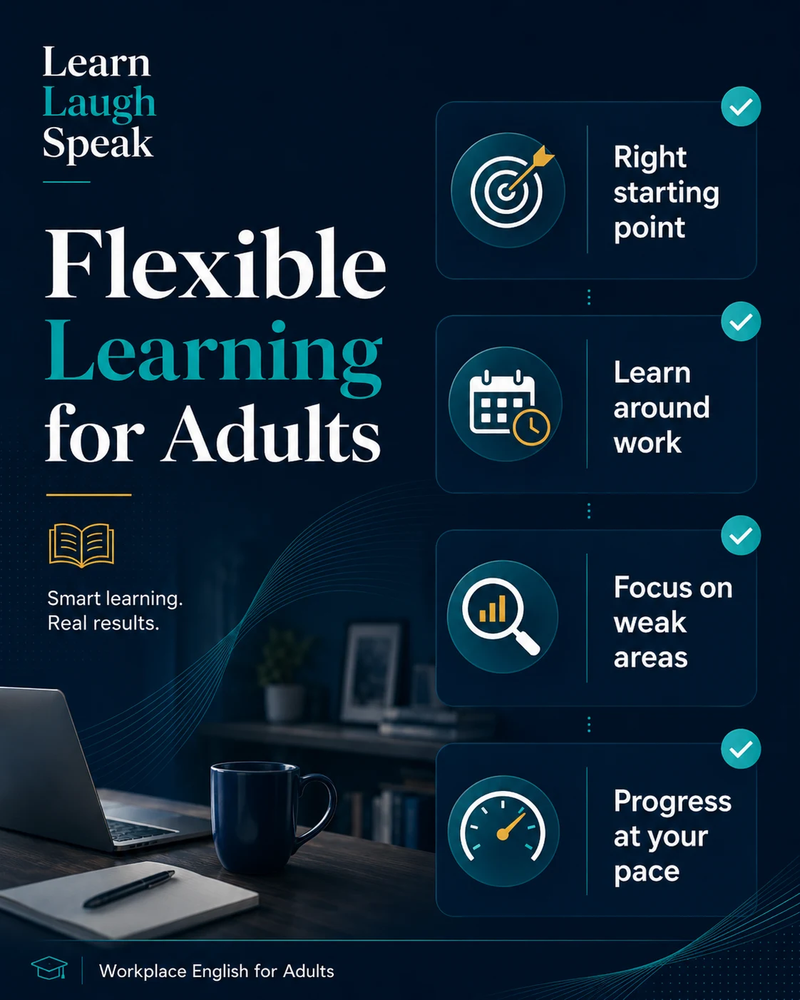 Flexible Learning for Adults Infographic