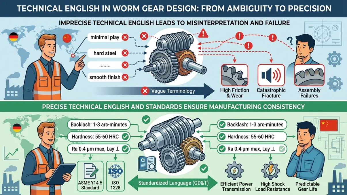 worm gear failures from miscommunication